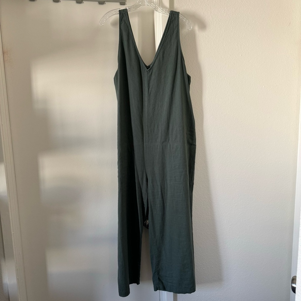 Target Universal Thread Linen Blend Jumpsuit, Size Large